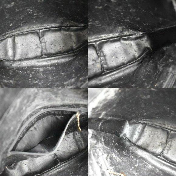 Auth Gucci Bamboo 2Way Hand Bag Black #34238G14B - Picture 9 of 10